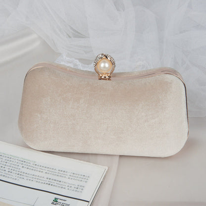 Megan Velvet Clutch Bag