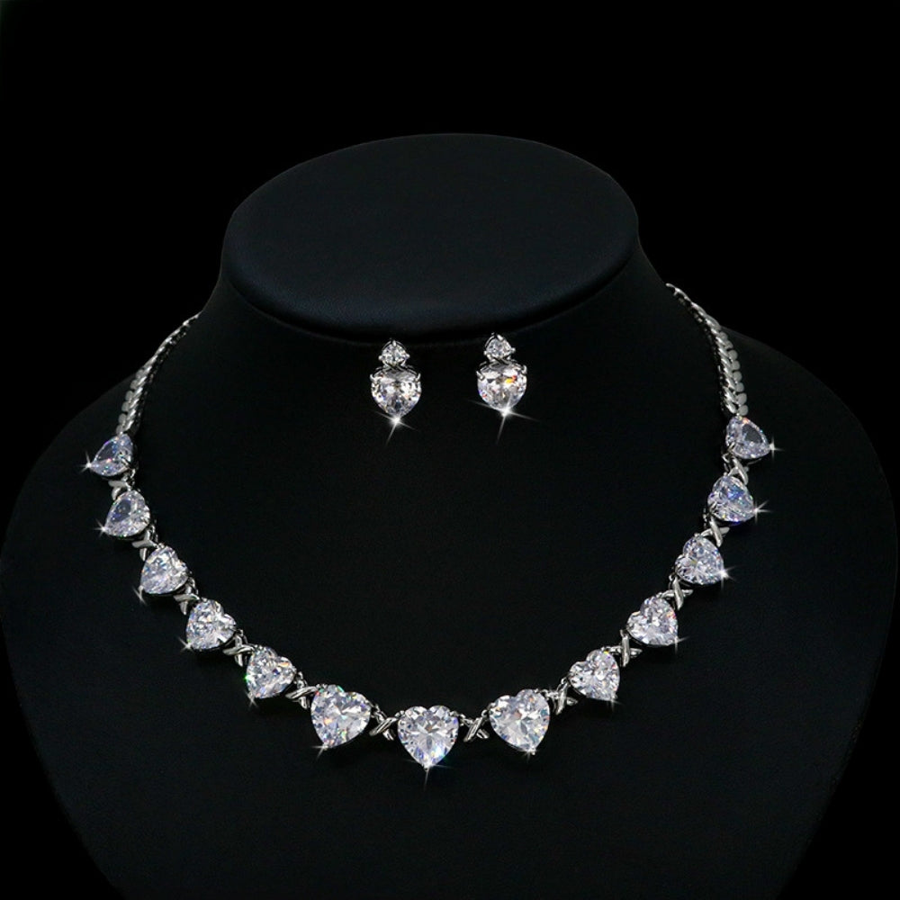 Sparkling Hearts Jewelry Set