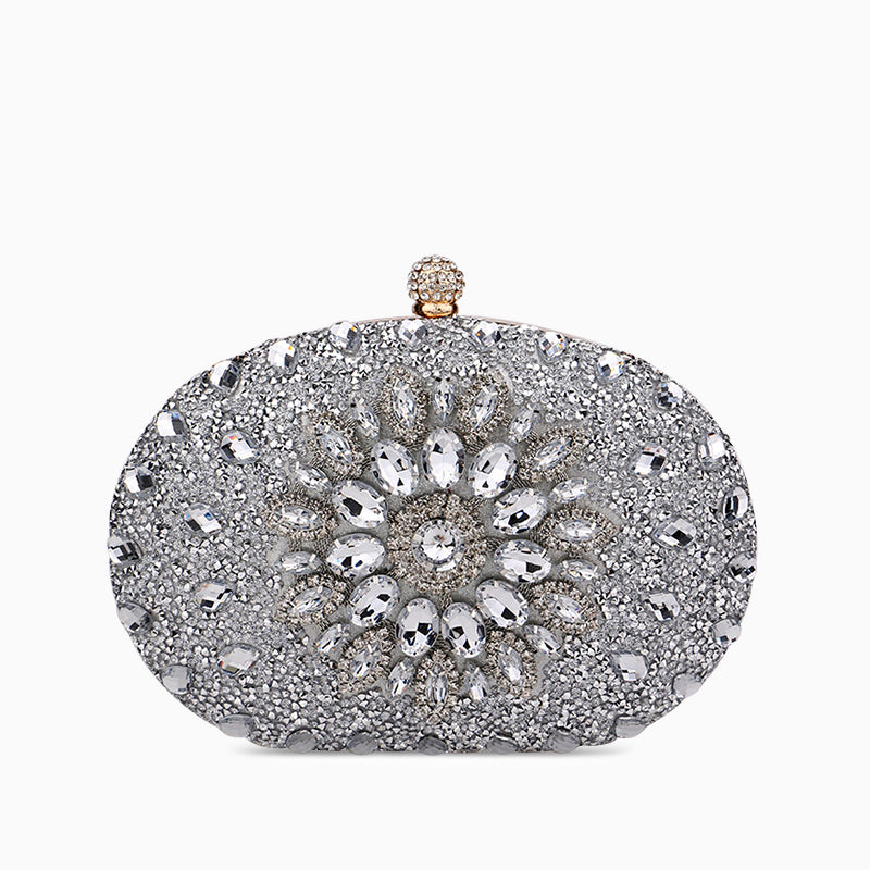 Meghan Diamond Encrusted Clutch Bag