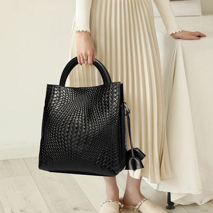 Lacey Genuine Leather Tote Bag