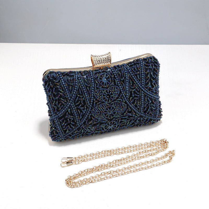 Kaia Luxury Beaded Clutch Bag