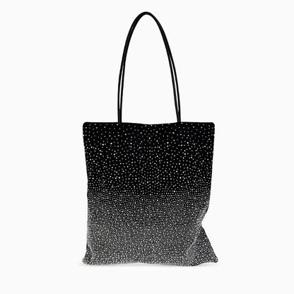 Karen Gradient Rhinestones Tote Bag