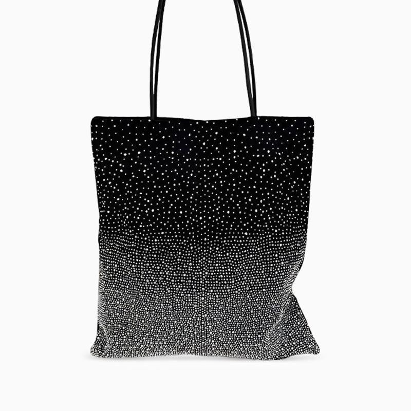 Karen Gradient Rhinestones Tote Bag