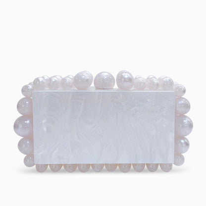 Acrylic Cloud Clutch Bag