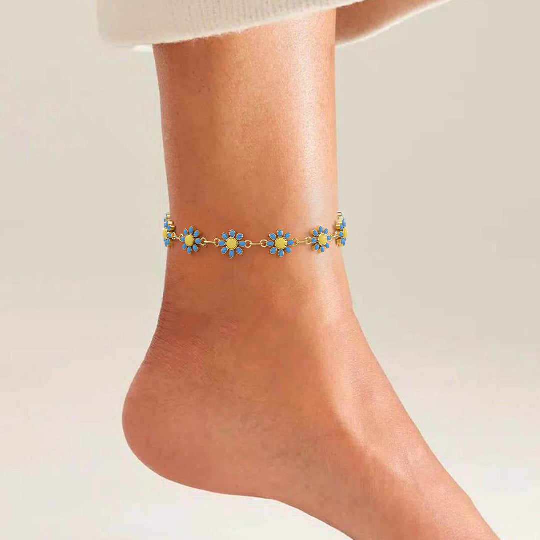 Flowers Anklet