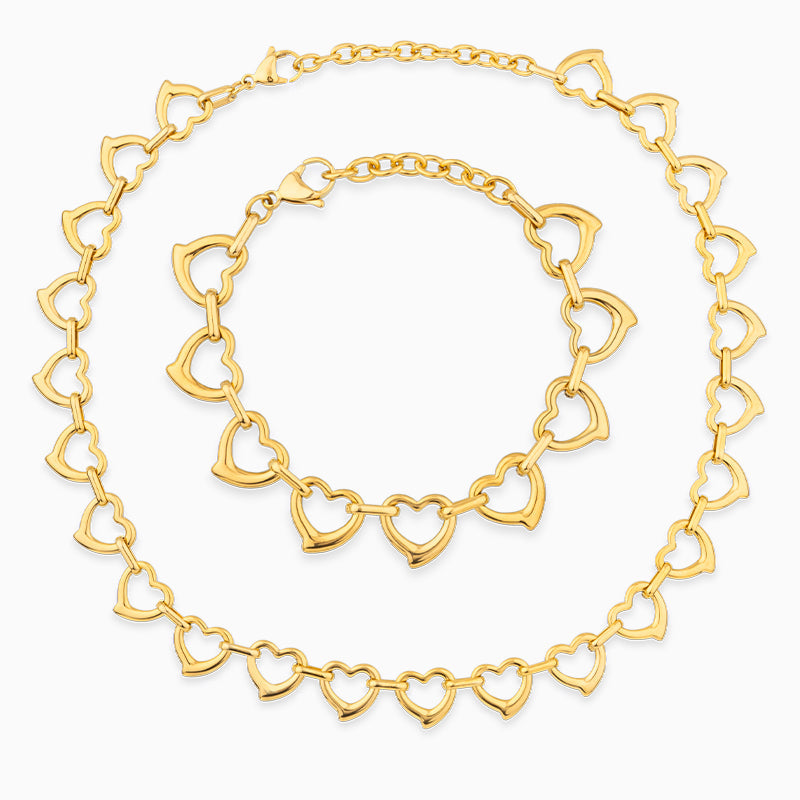 Lux Hearts All Around Jewelry Set