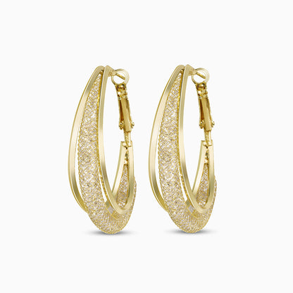 Majestic Mesh Hoop Earrings