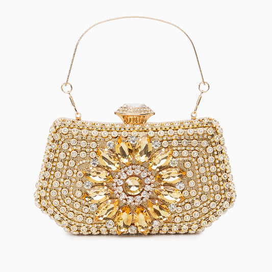 Velma Sparkling Diamond Clutch Bag